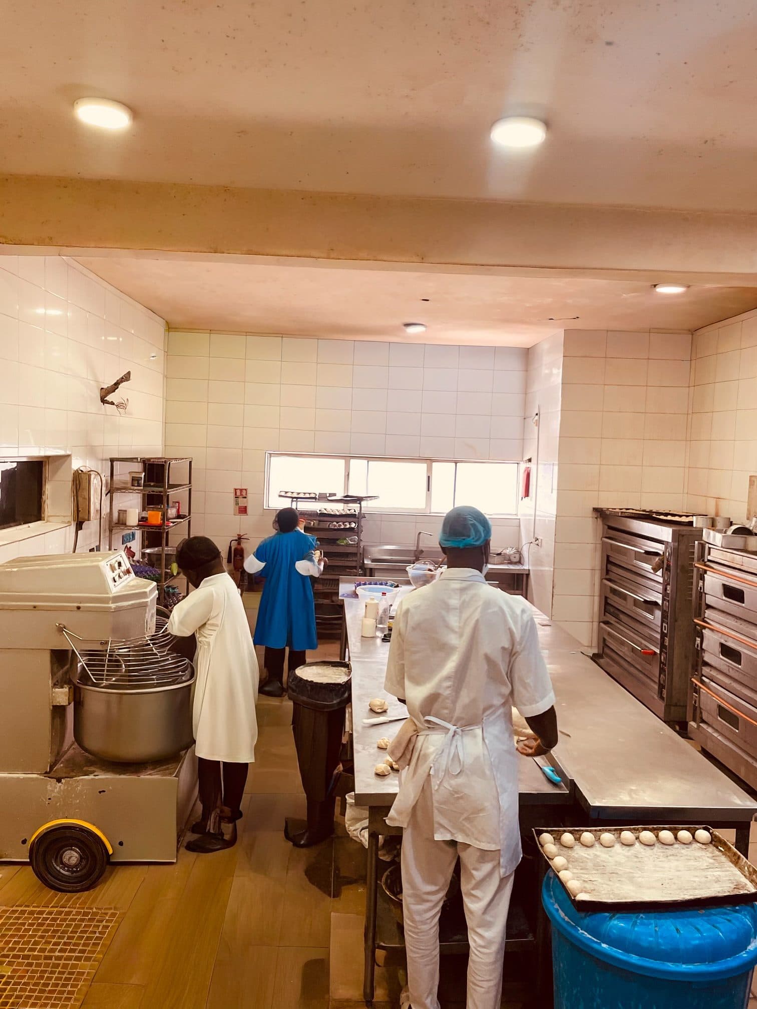 State-of-the-art bakery and production floor