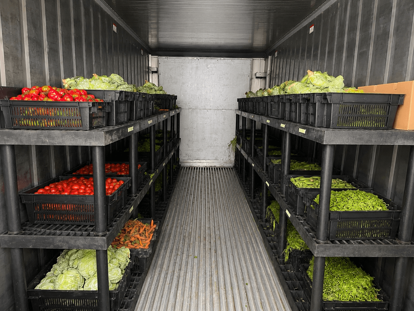Industrial cold room and store