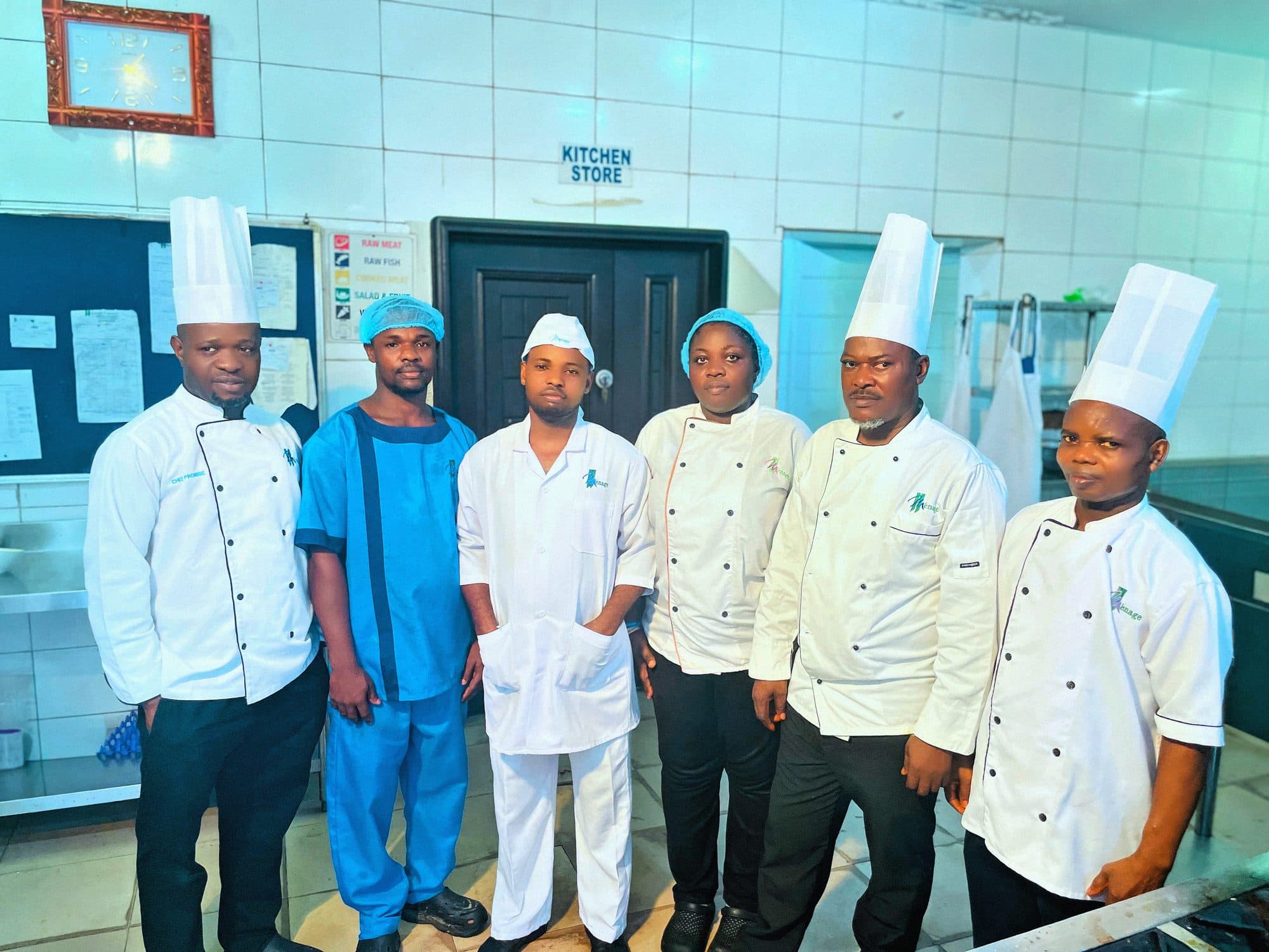 Trained kitchen team at scale